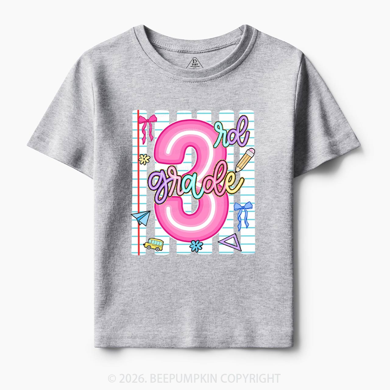 Preppy Neon Pre-K To Fourth Grade Toddler&Kid's Tees