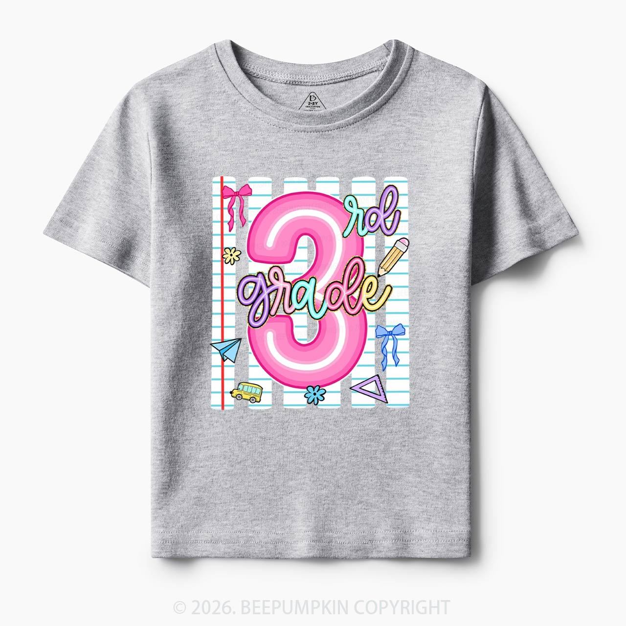 Preppy Neon Pre-K To Fourth Grade Toddler&Kid's Tees