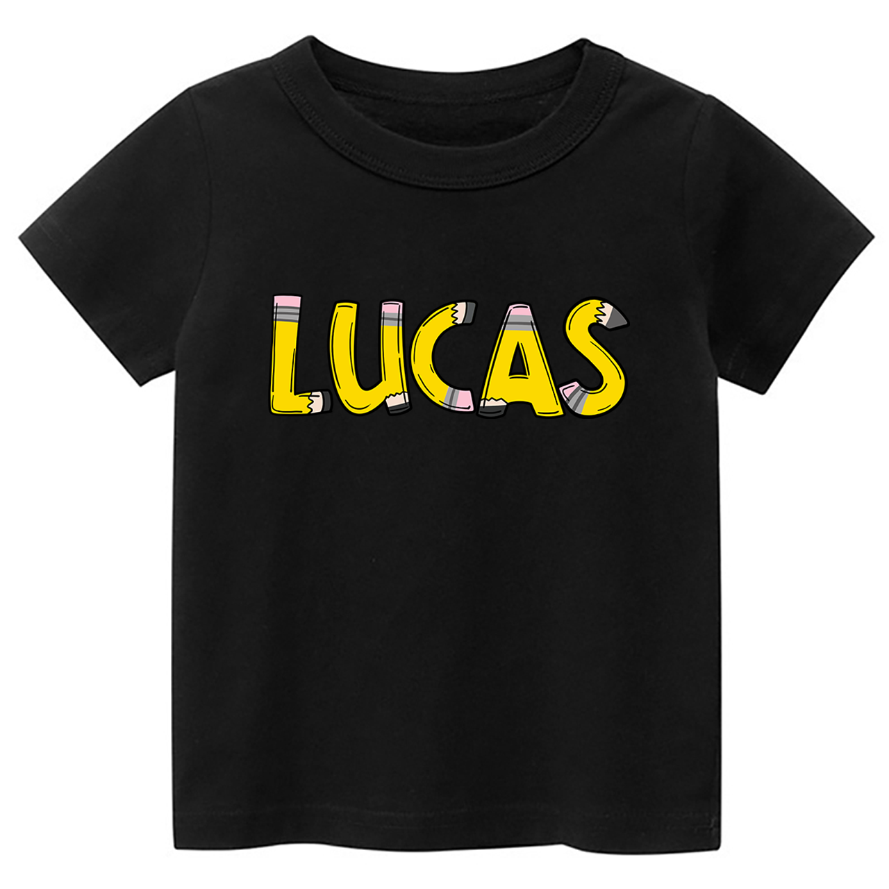 Personalized Pencil Back To School Toddler Shirts