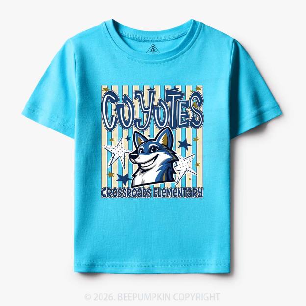 Personalized School Name Mascot Team Spirit Toddler&Kid's Tees