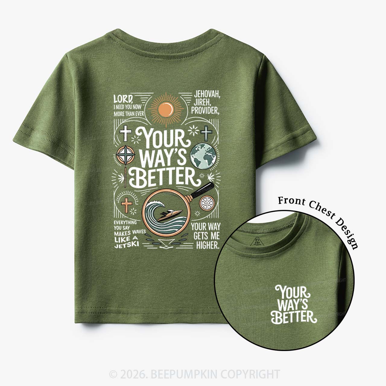 Your Way's Better Christian Toddler&Kid's Tees