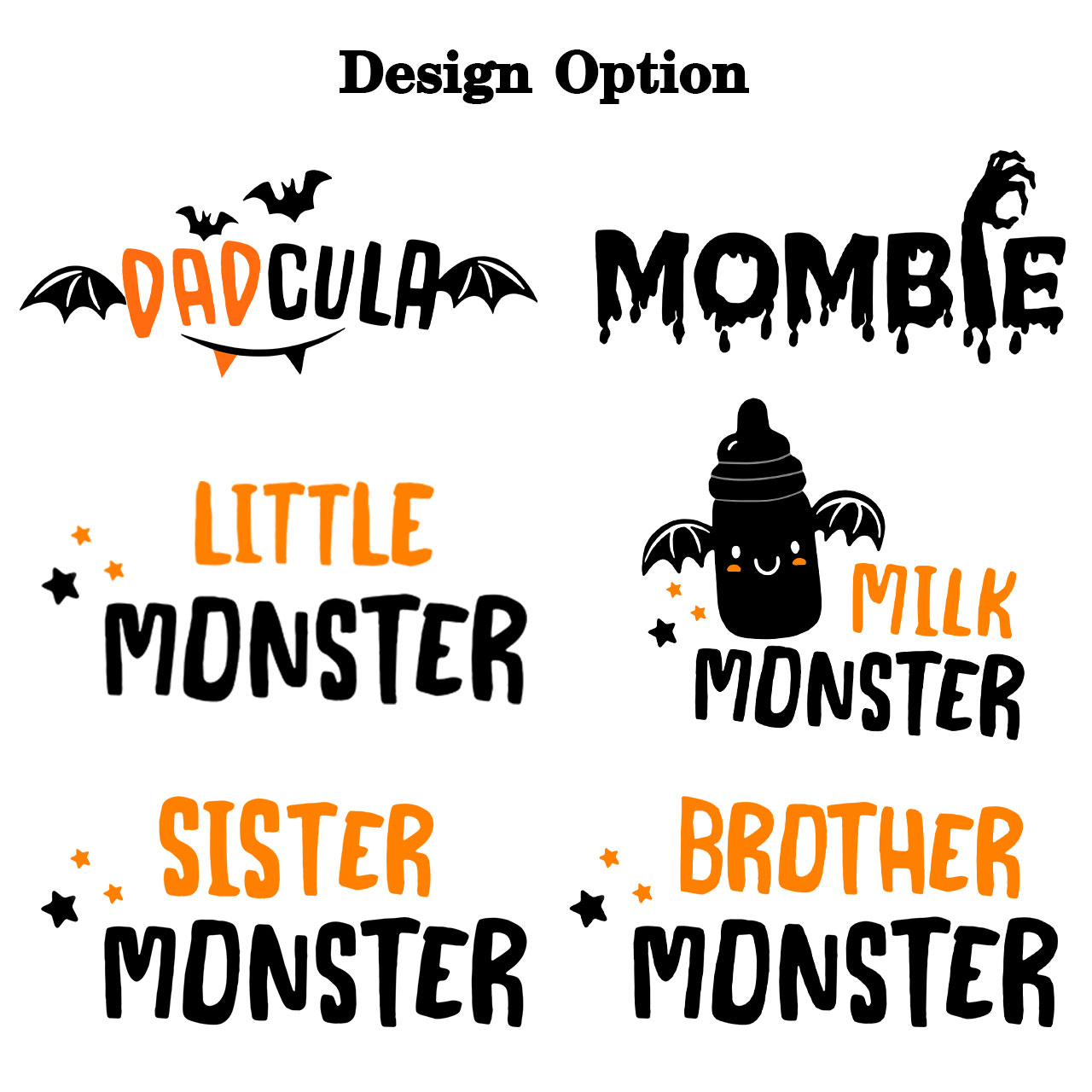 Halloween Dadcula Mombie Milk Monster Family Matching Shirt
