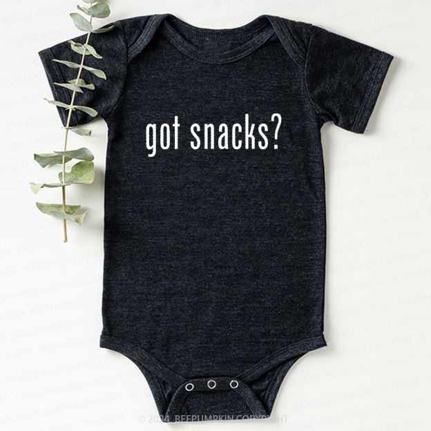 Got Snacks Bodysuit For Baby