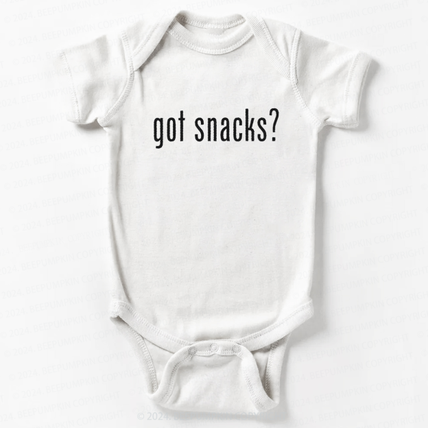 Got Snacks Bodysuit For Baby