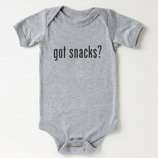 Got Snacks Bodysuit For Baby