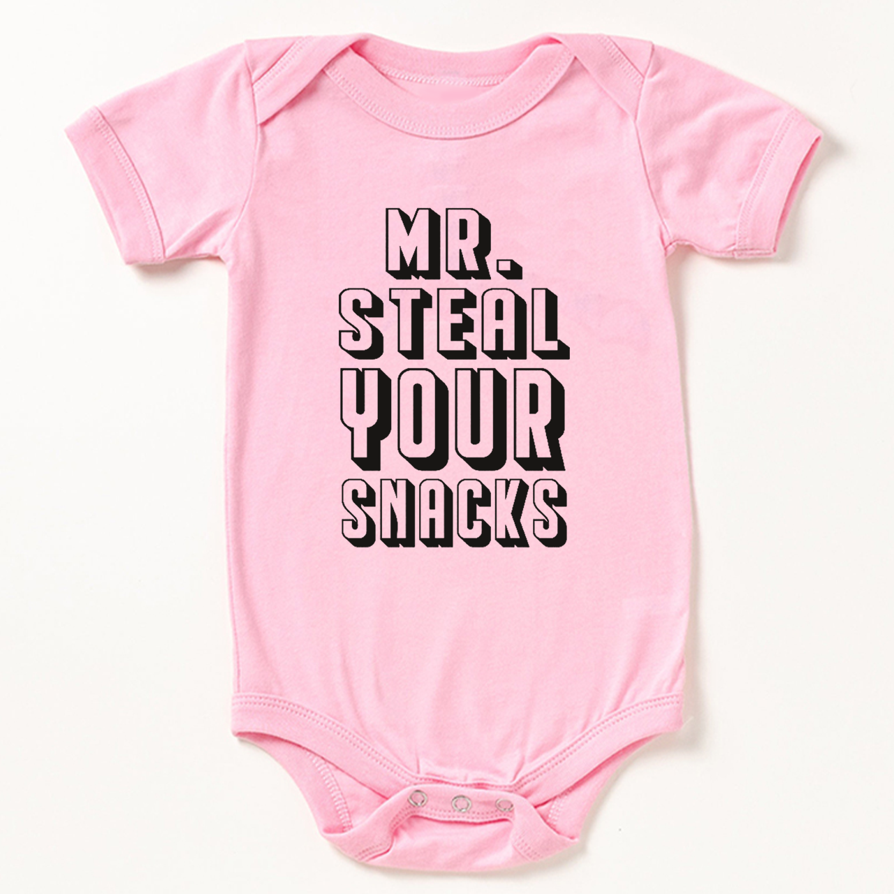 Mr Steal Your Snacks Bodysuit For Baby