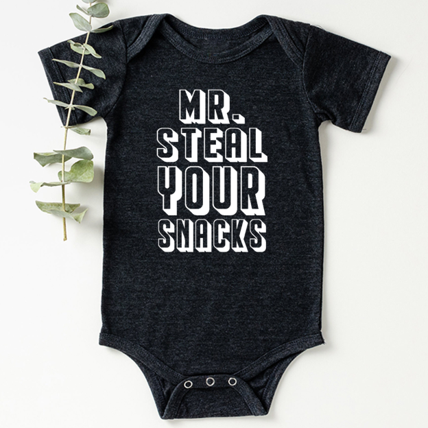 Mr Steal Your Snacks Bodysuit For Baby