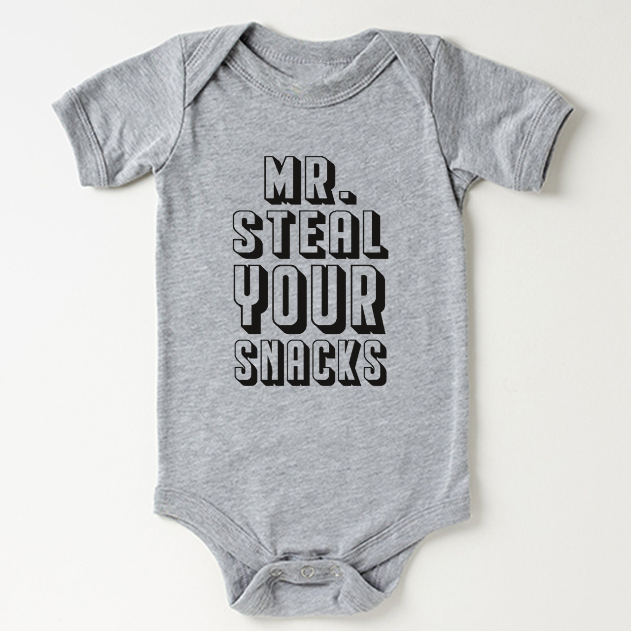 Mr Steal Your Snacks Bodysuit For Baby