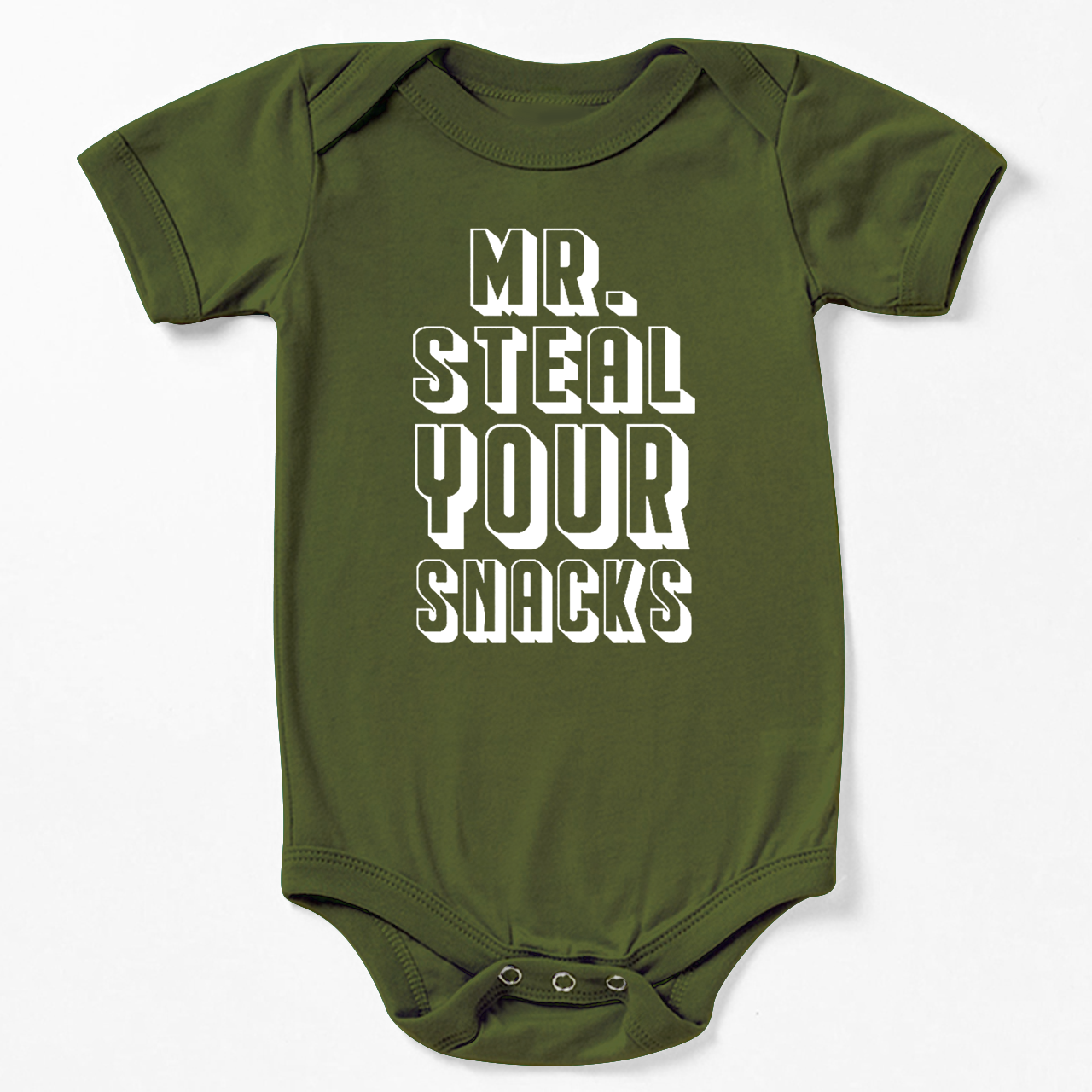 Mr Steal Your Snacks Bodysuit For Baby
