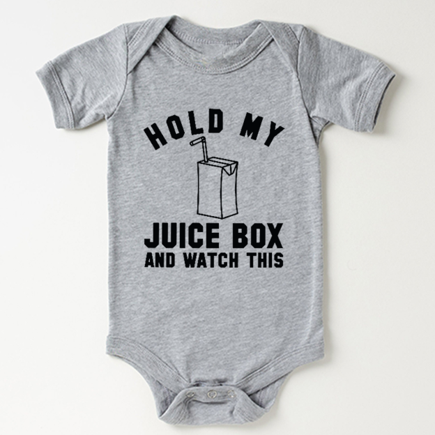 Hold My Jucie Box Bodysuit For Baby