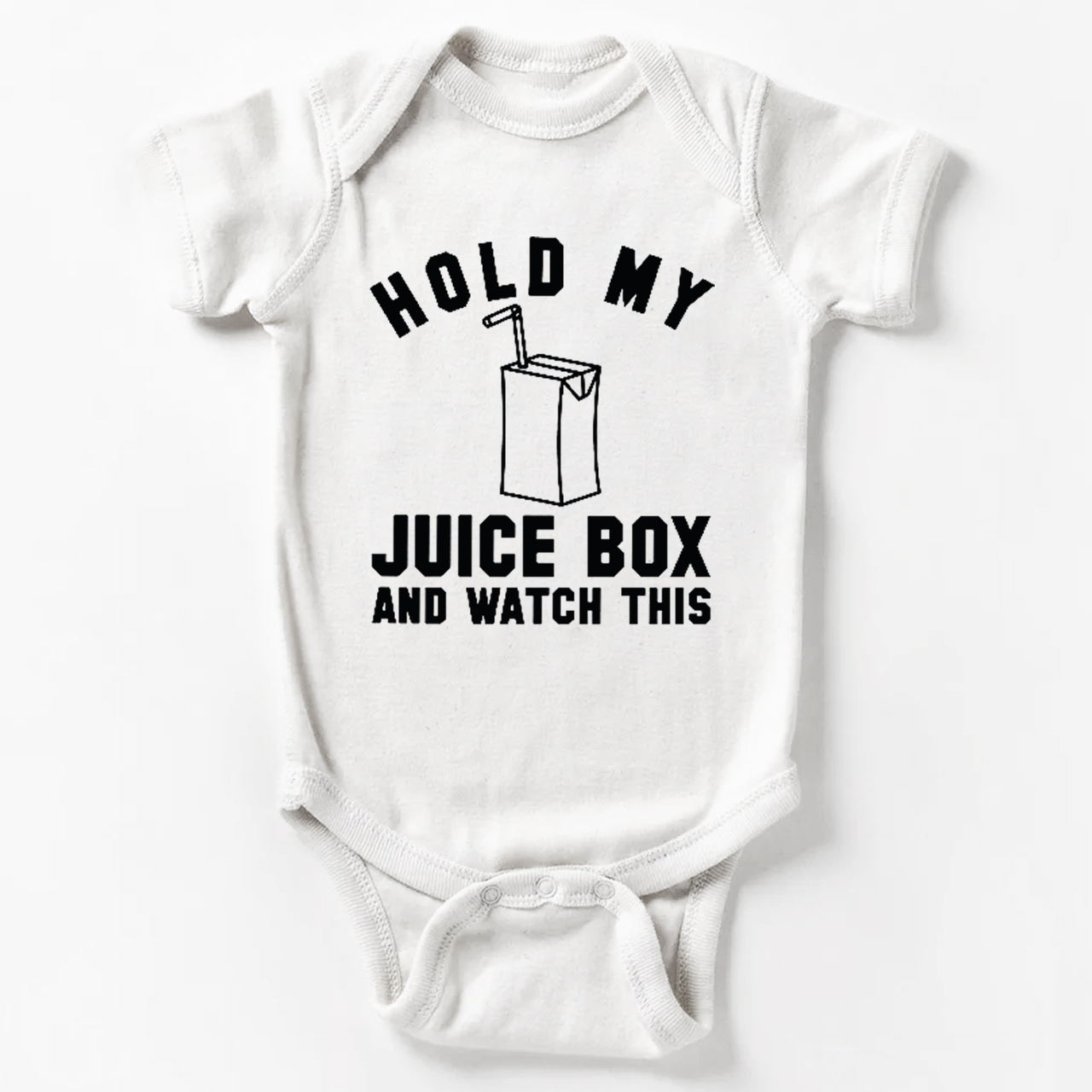 Hold My Jucie Box Bodysuit For Baby