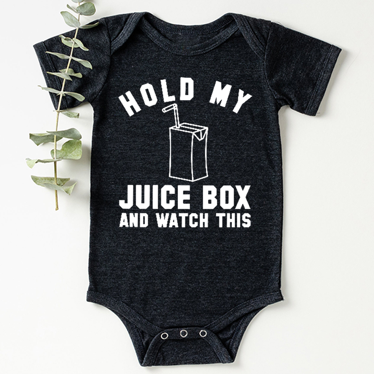 Hold My Jucie Box Bodysuit For Baby