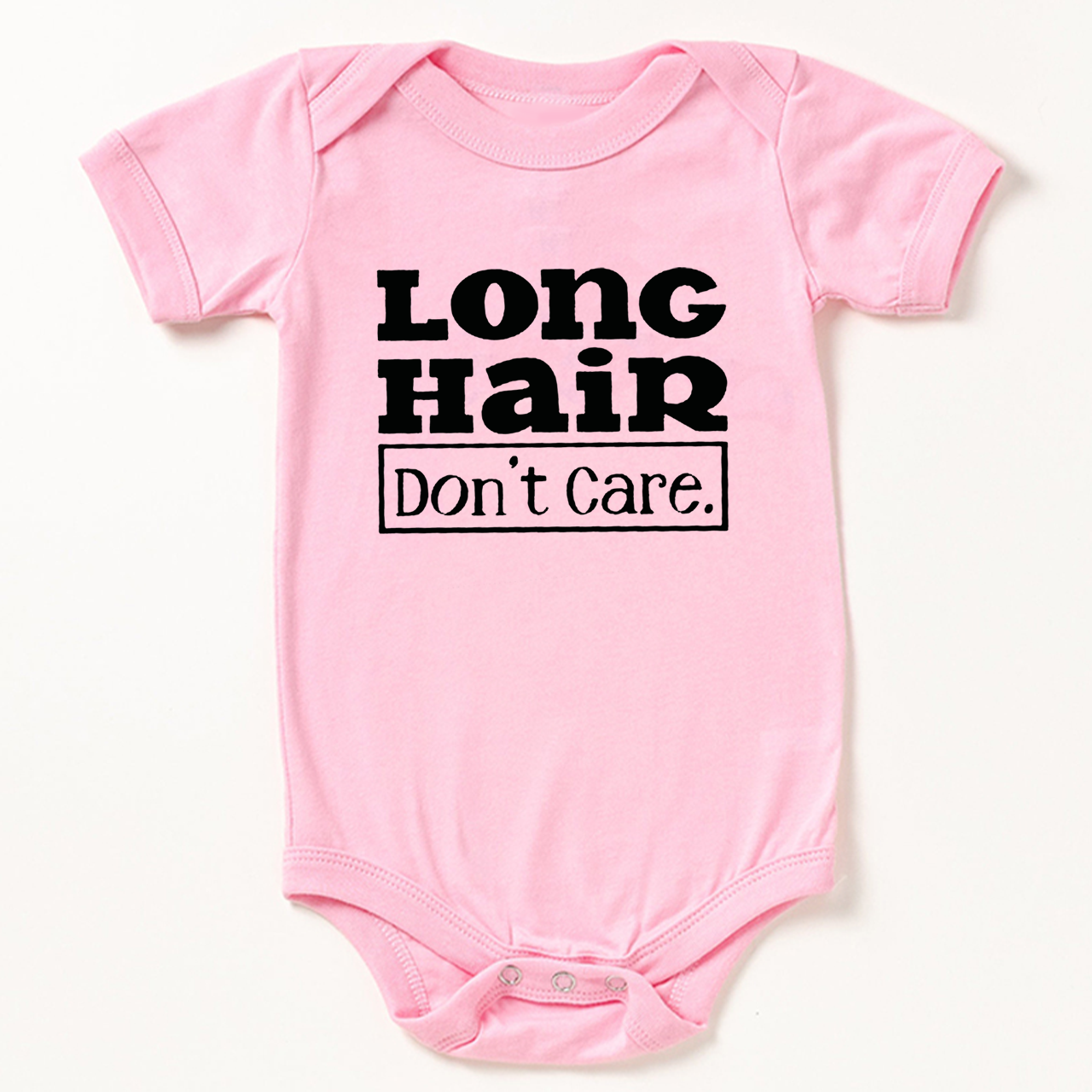 Long Hair Don't Care Bodysuit For Baby
