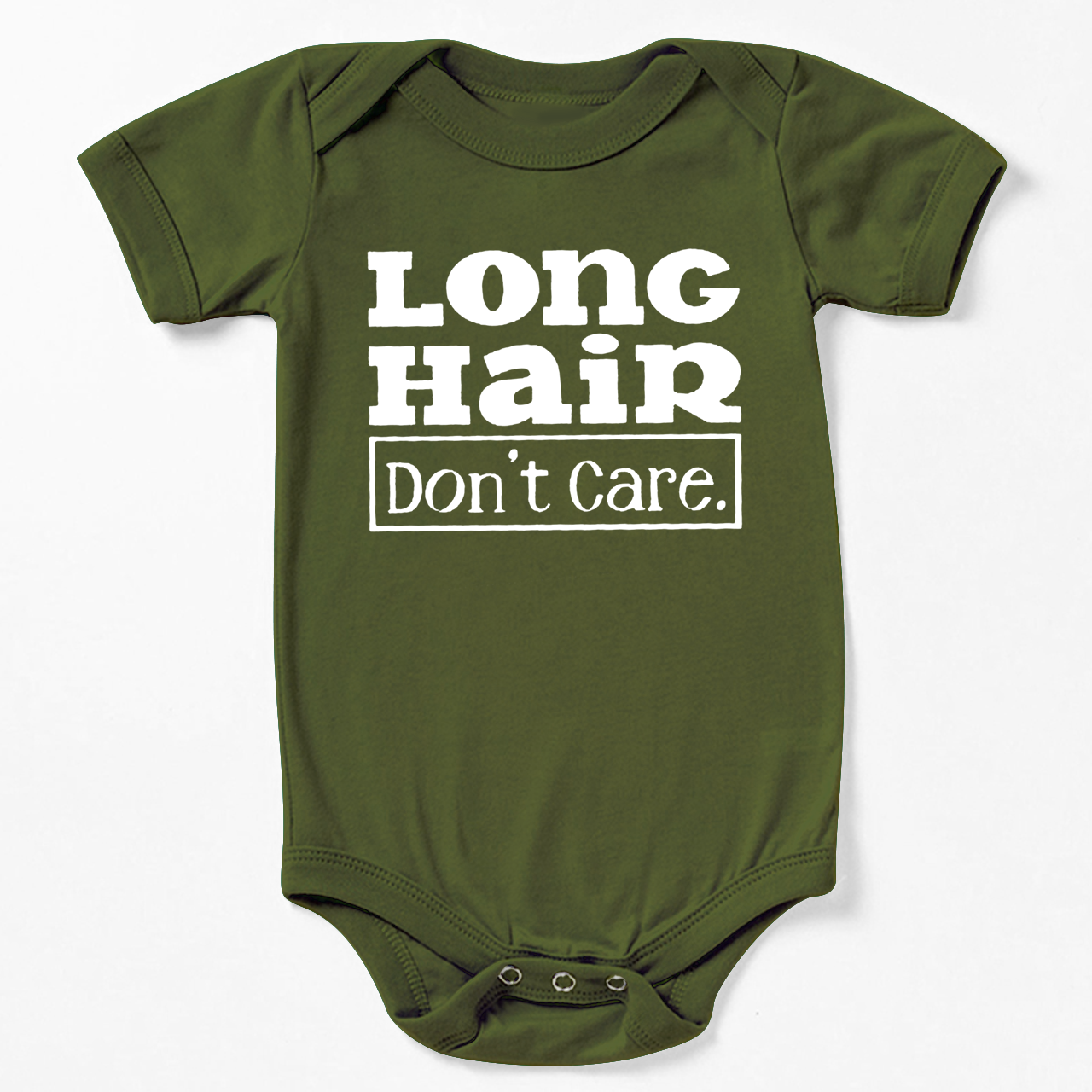 Long Hair Don't Care Bodysuit For Baby