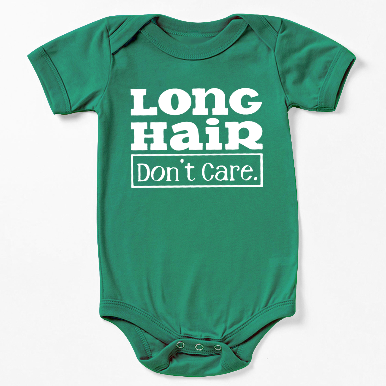 Long Hair Don't Care Bodysuit For Baby