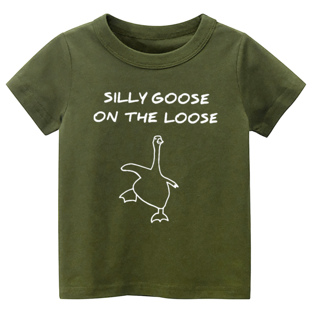 Silly Goose On The Loose Toddler&Kids Tees