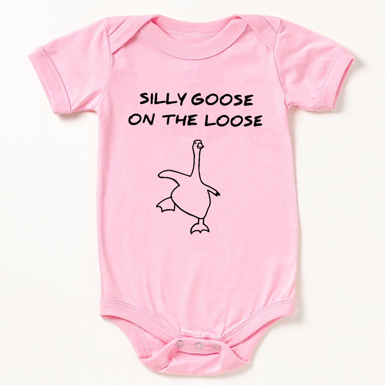 Silly Goose On The Loose Bodysuit For Baby