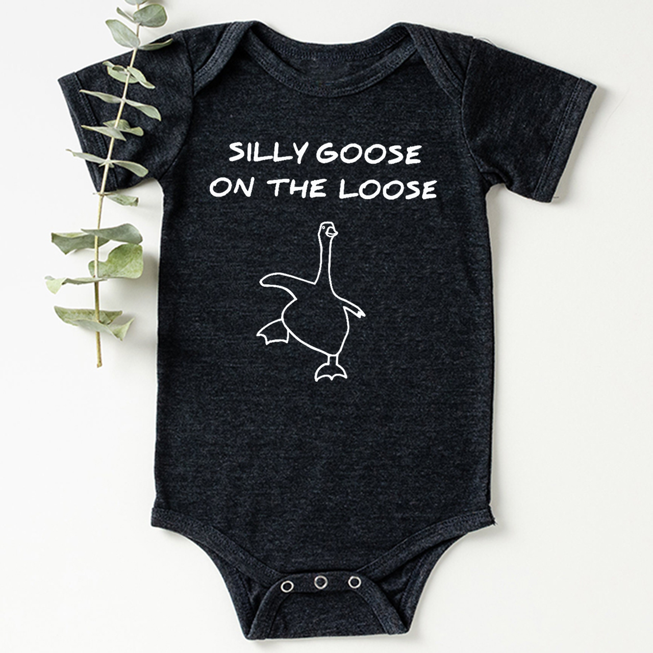 Silly Goose On The Loose Bodysuit For Baby