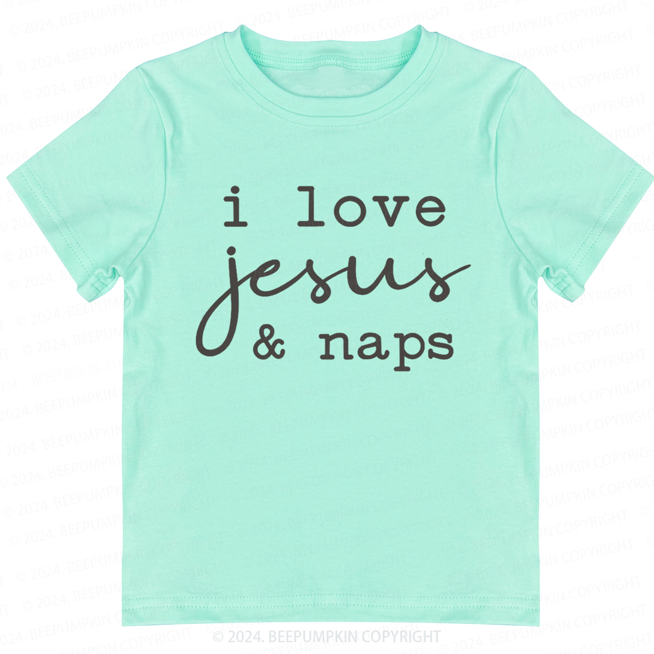 I Love Jesus And Naps Toddler&Kids Tees