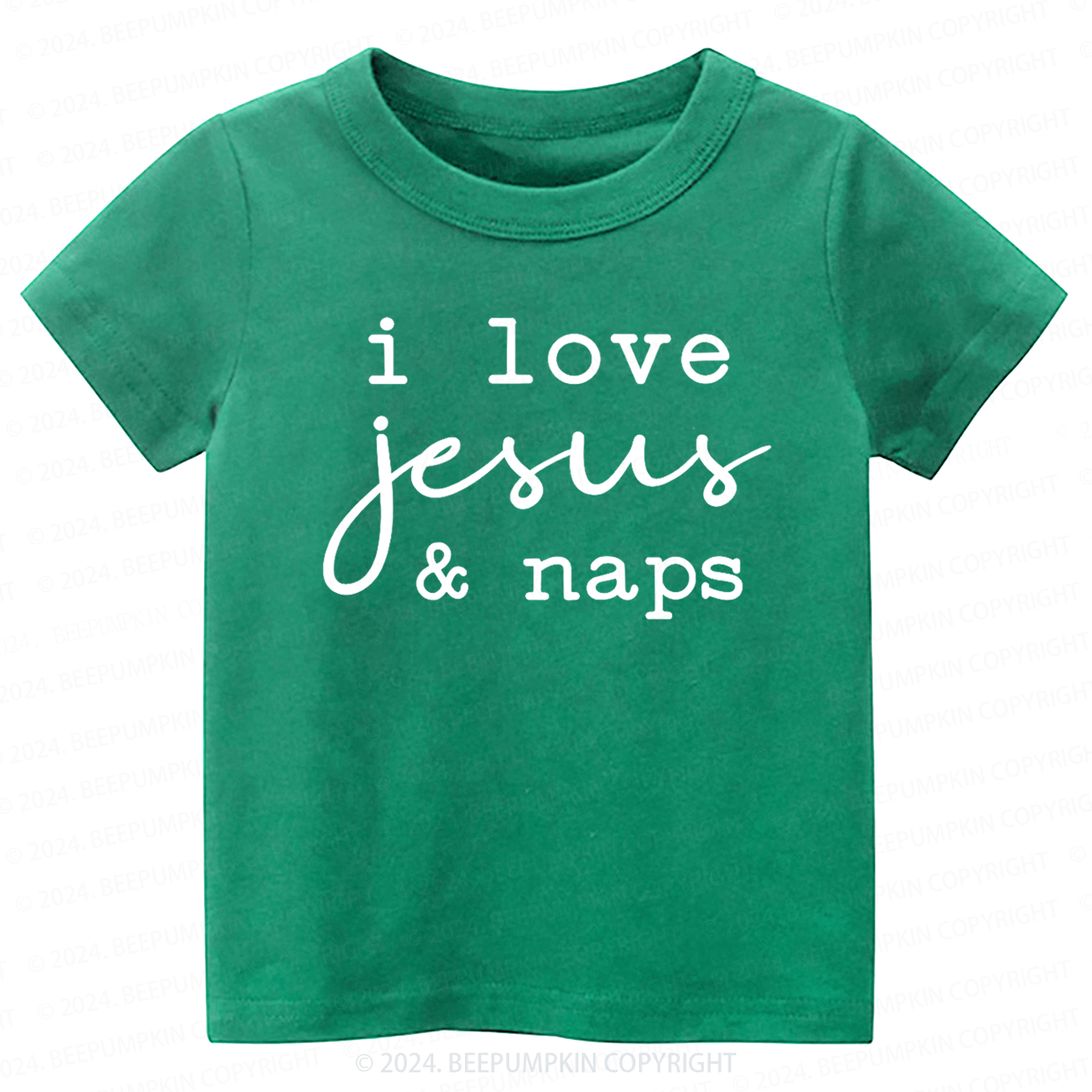 I Love Jesus And Naps Toddler&Kids Tees