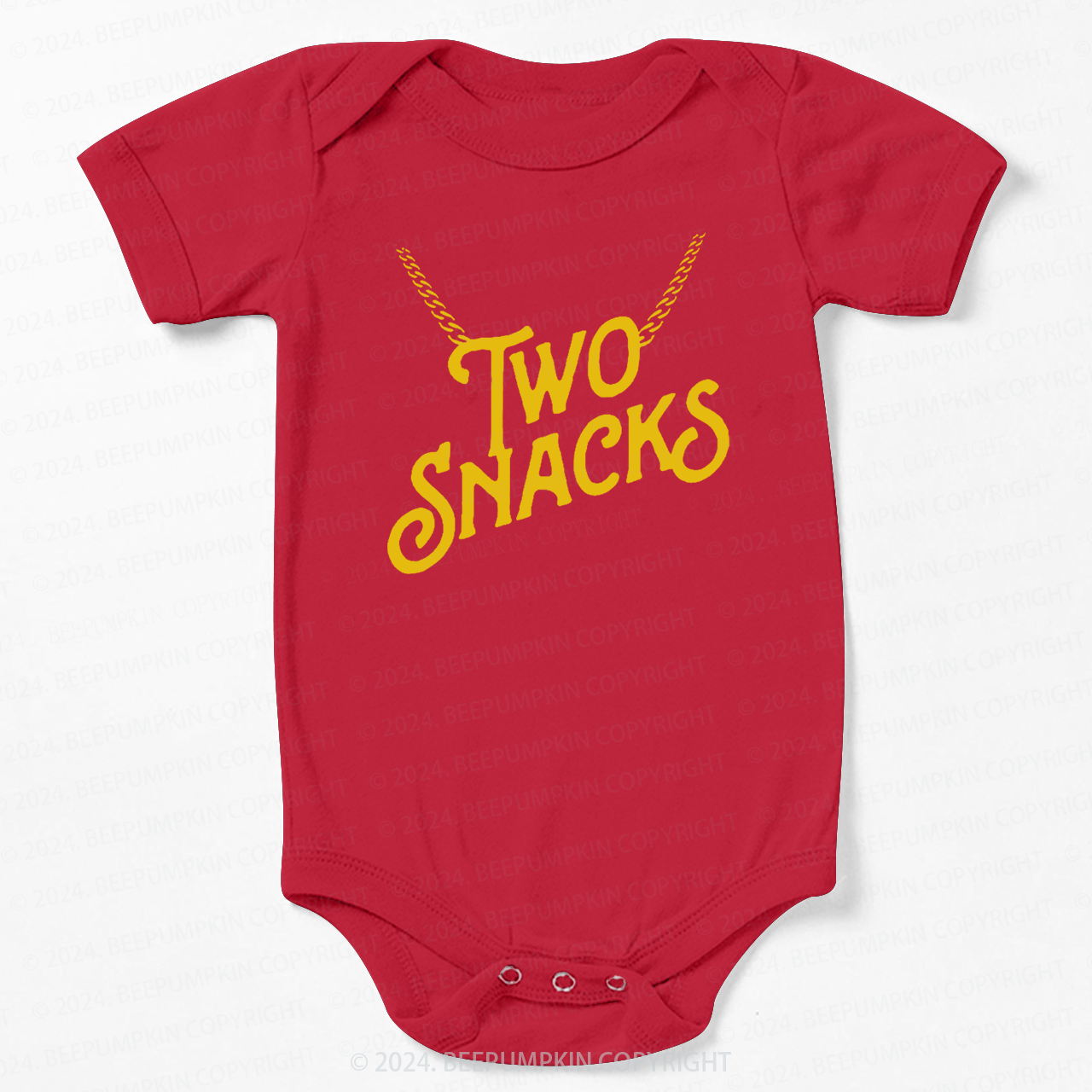 Two Snacks Bodysuit For Baby