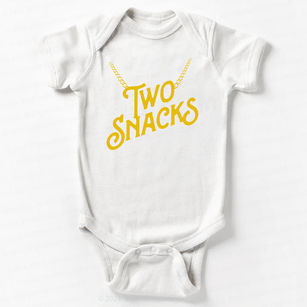 Two Snacks Bodysuit For Baby