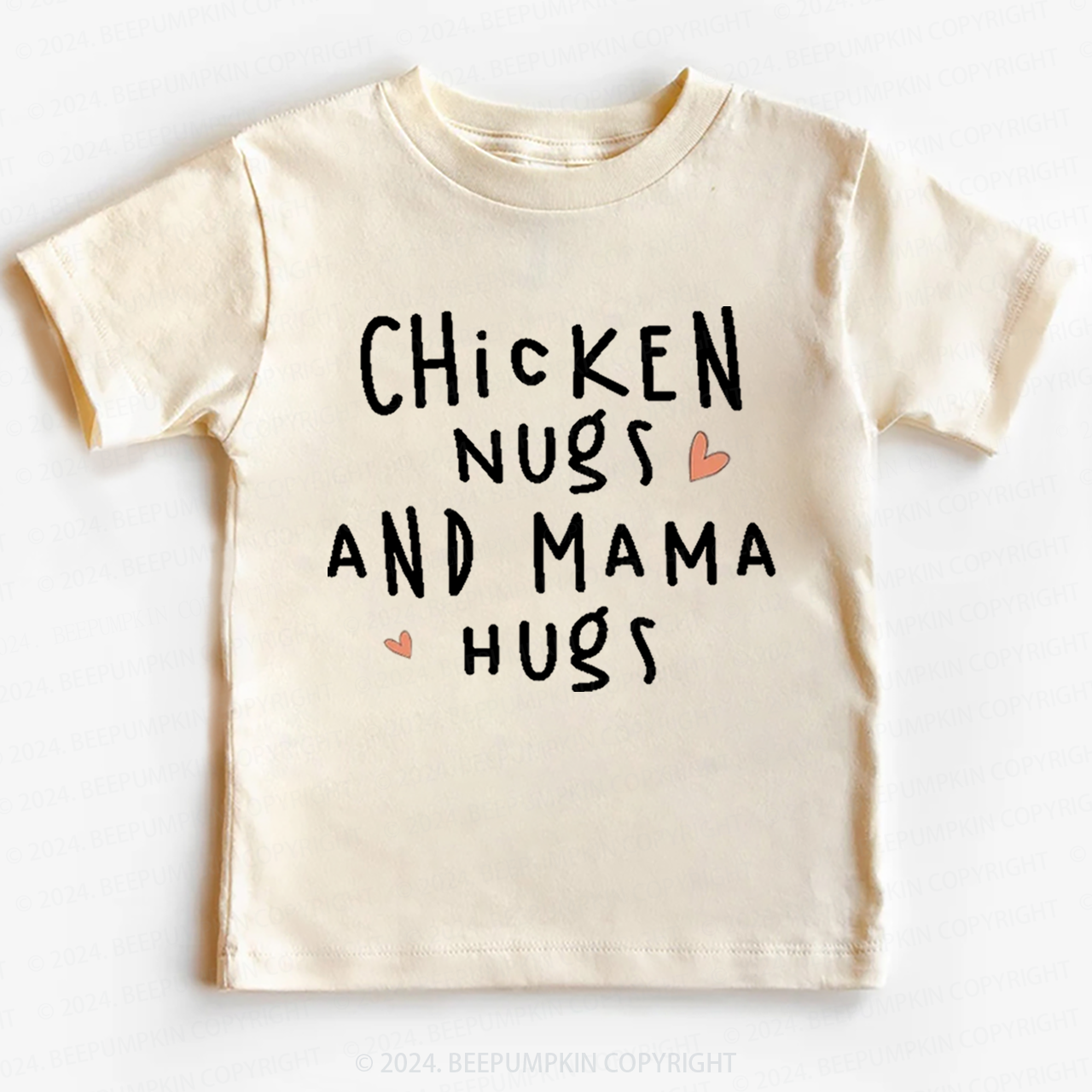 Chicken Nugs And Mama Hugs Toddler&Kids Tees