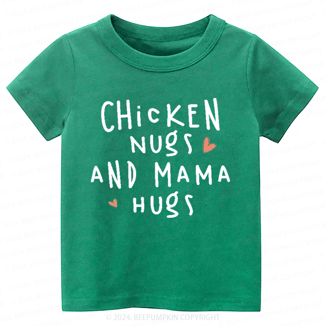 Chicken Nugs And Mama Hugs Toddler&Kids Tees