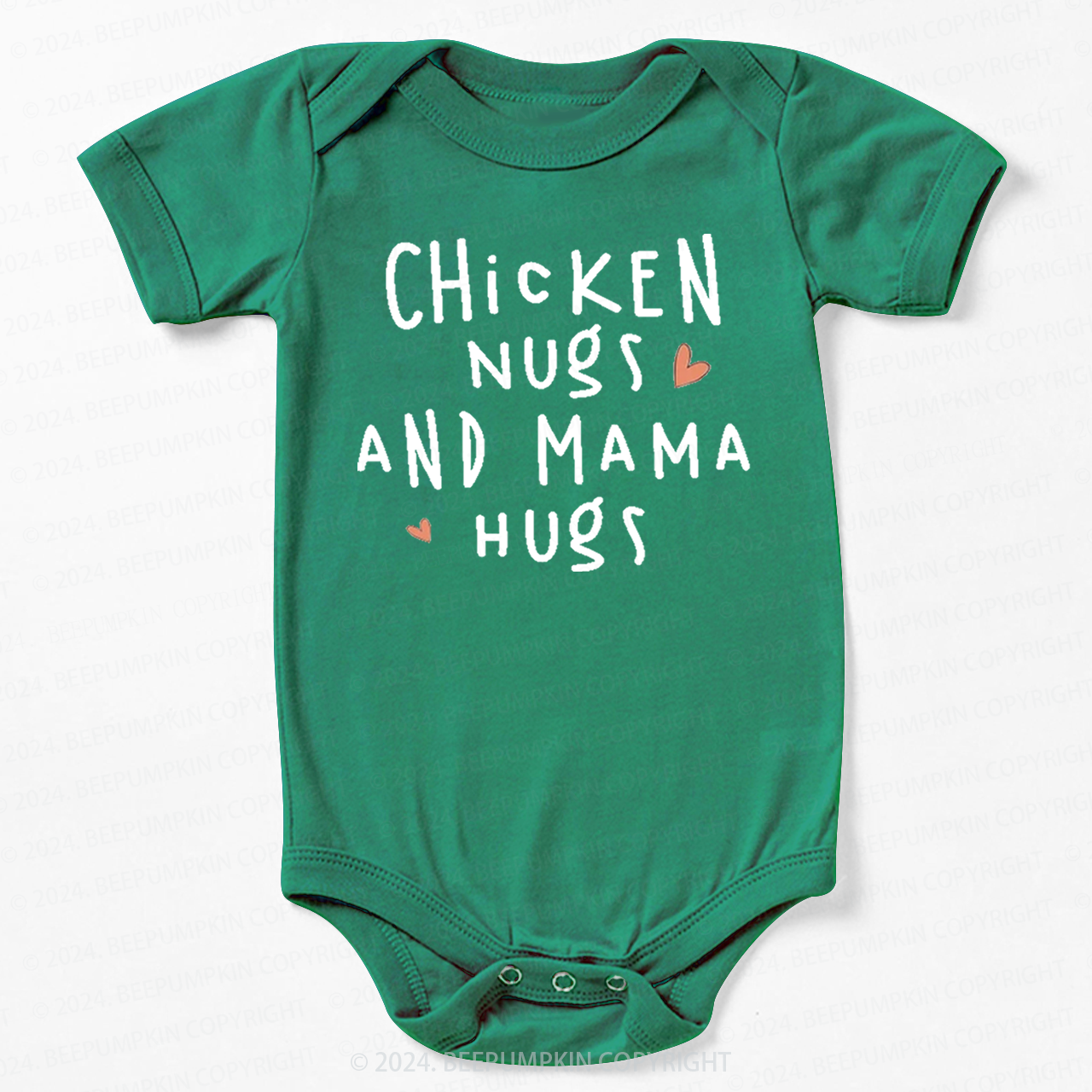 Chicken Nugs And Mama Hugs Bodysuit For Baby