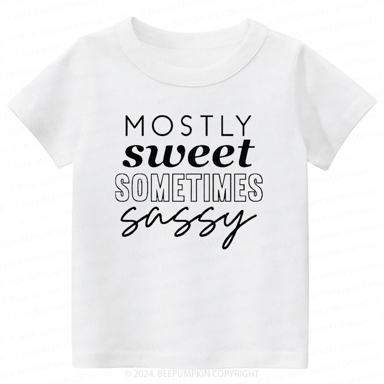 Mostly Sweet Sometimes Sassy Toddler&Kids Tees