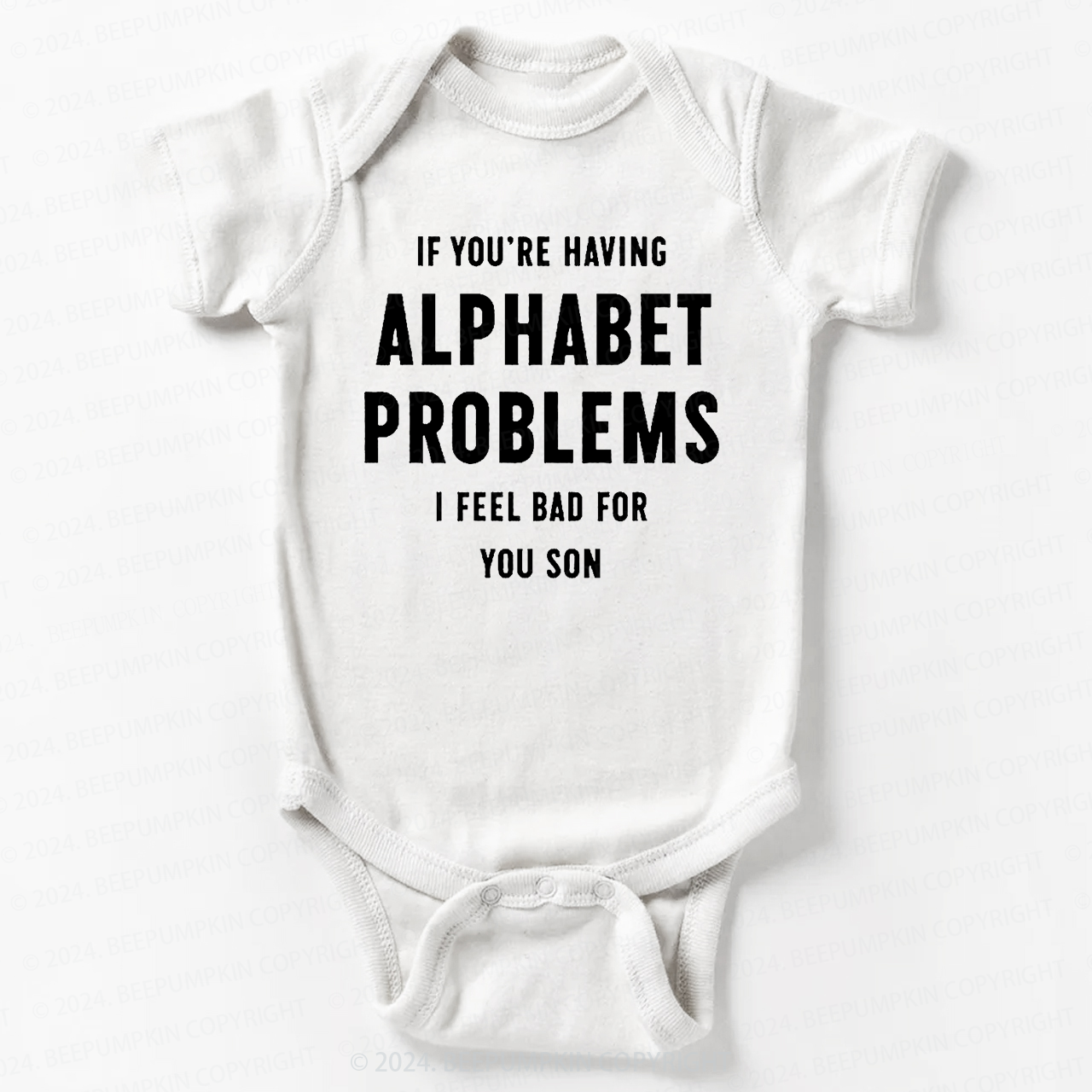 Alphabet Problems Bodysuit For Baby