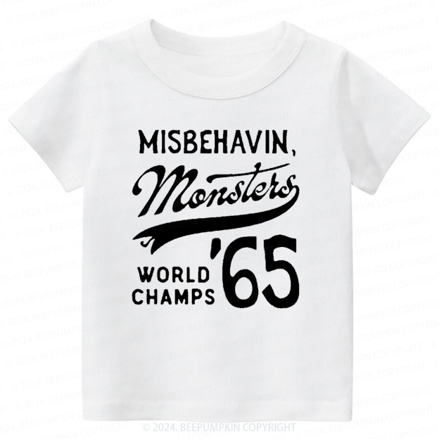 Misbehavin' Monsters Toddler&Kids Tees