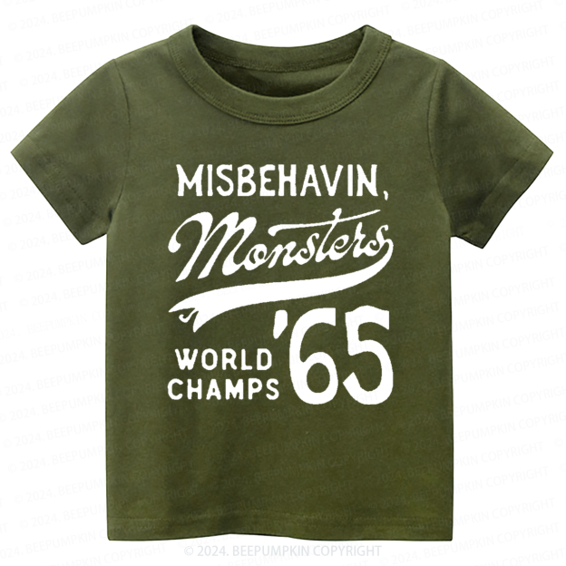Misbehavin' Monsters Toddler&Kids Tees