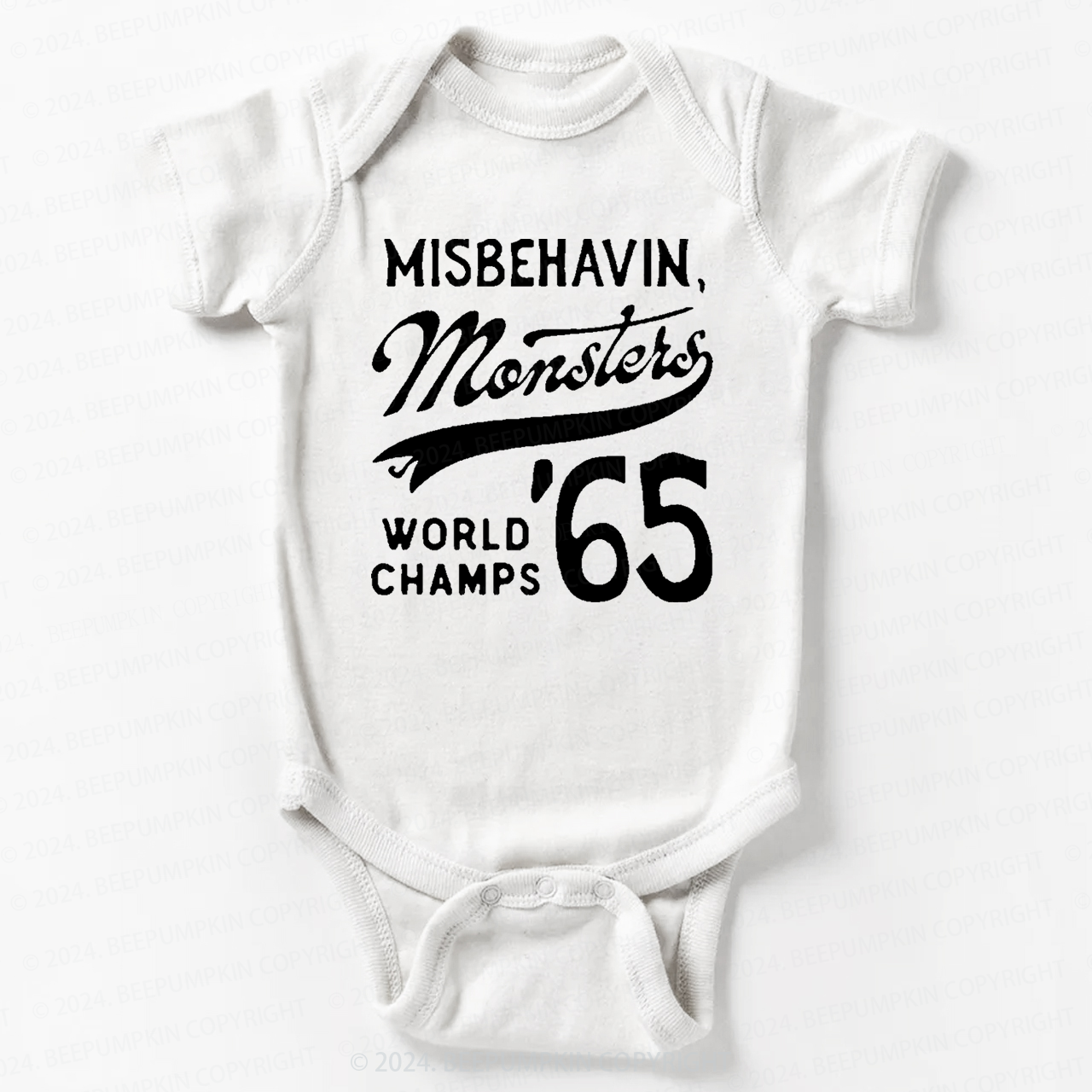 Misbehavin' Monsters  Bodysuit For Baby