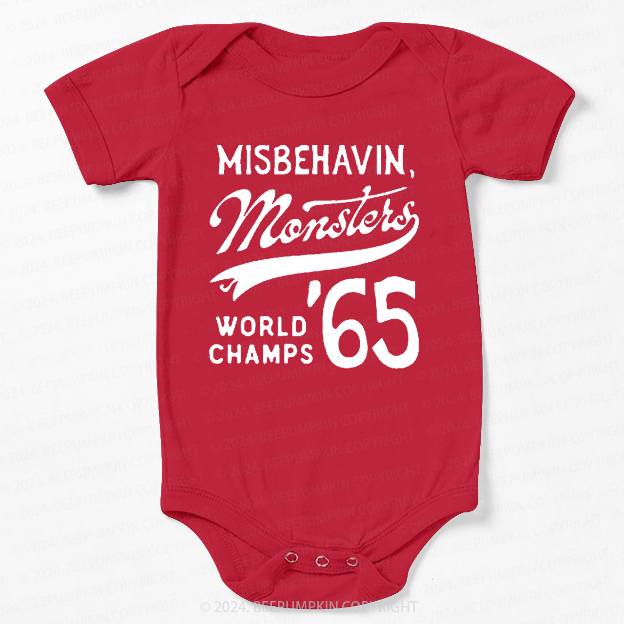 Misbehavin' Monsters  Bodysuit For Baby