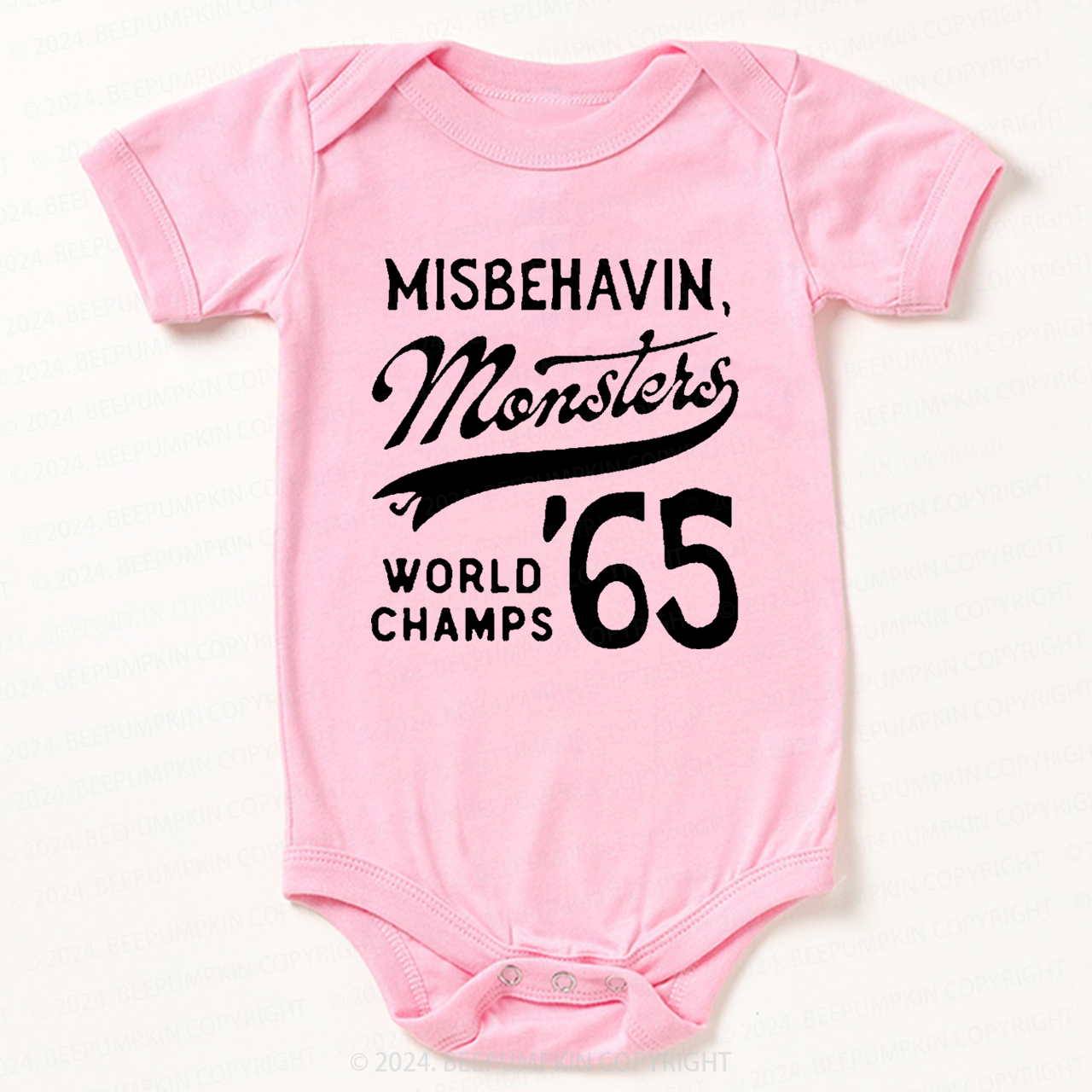 Misbehavin' Monsters  Bodysuit For Baby