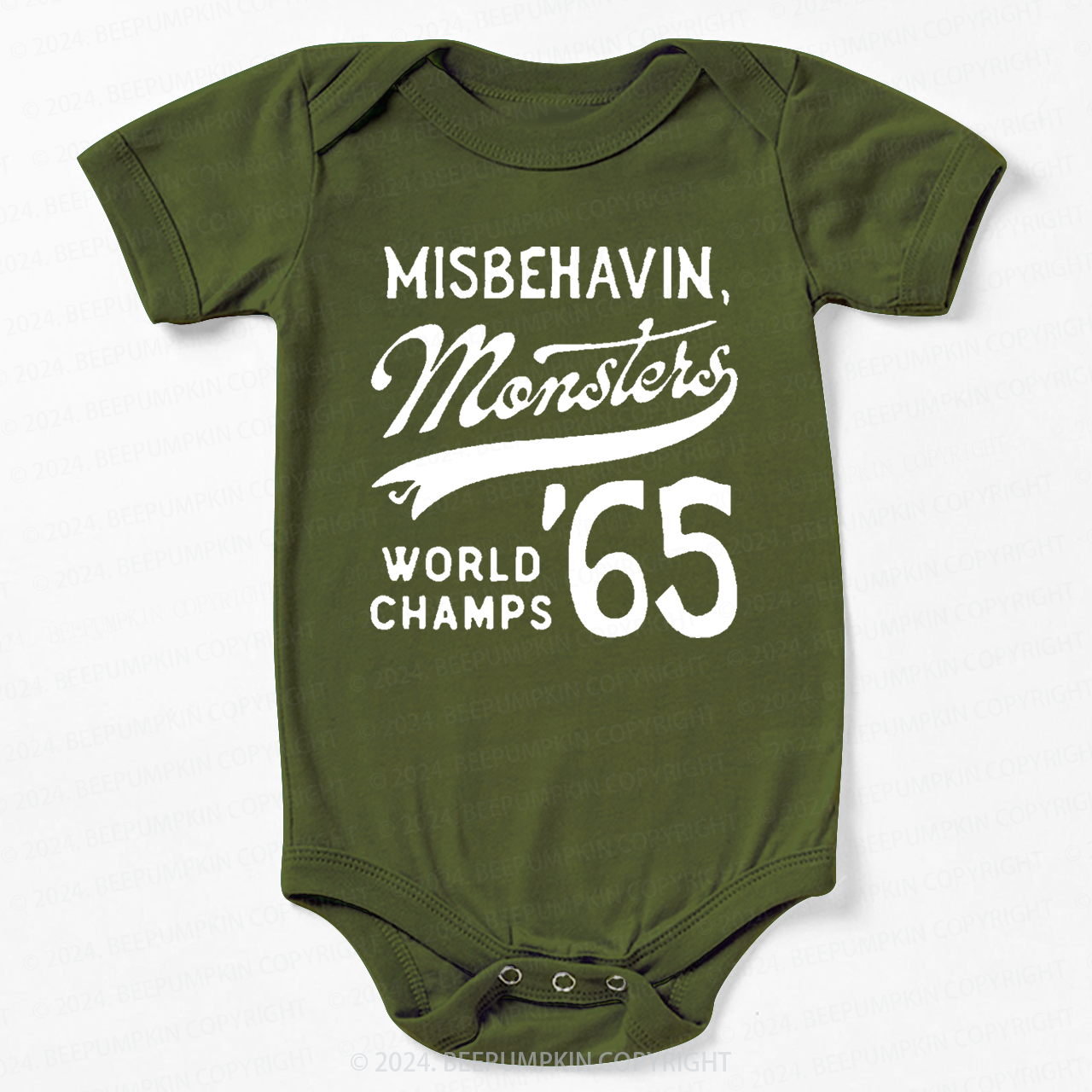 Misbehavin' Monsters  Bodysuit For Baby