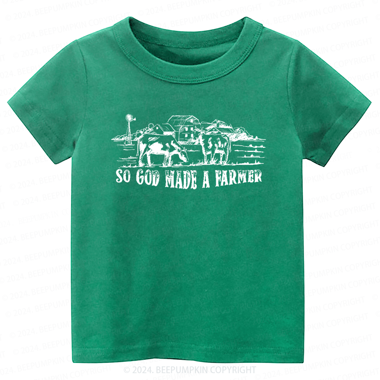 So God Made A Farmer Toddler&Kids Tees 