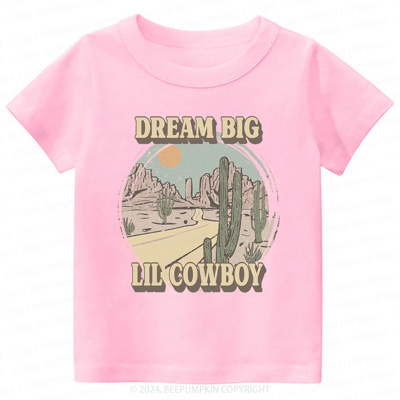 Dream Big Little Cowboy Toddler&Kids Tees