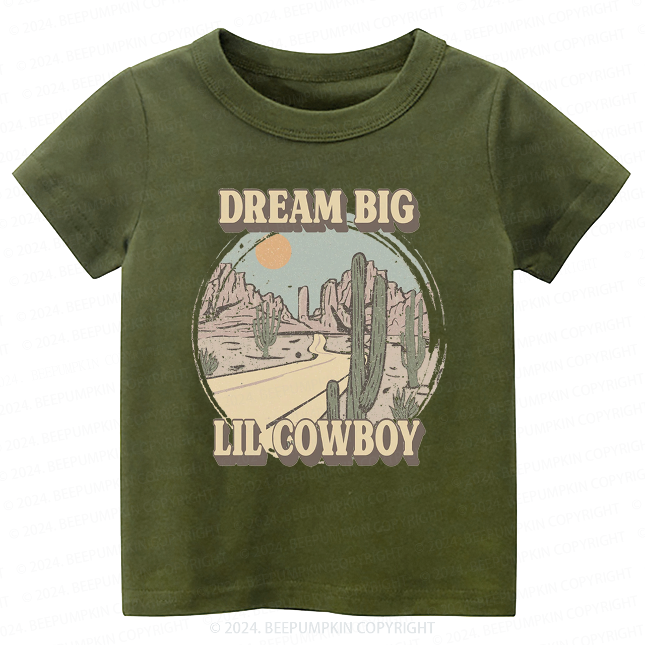 Dream Big Little Cowboy Toddler&Kids Tees