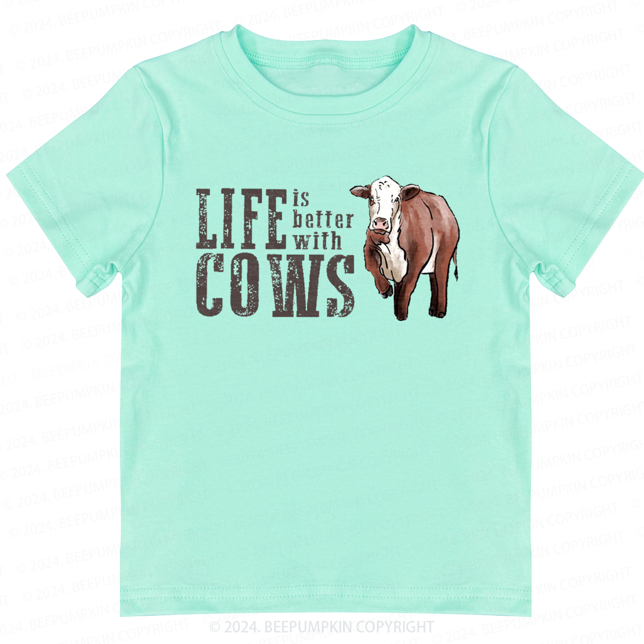 Life is Better with Cows Toddler&Kids Tees