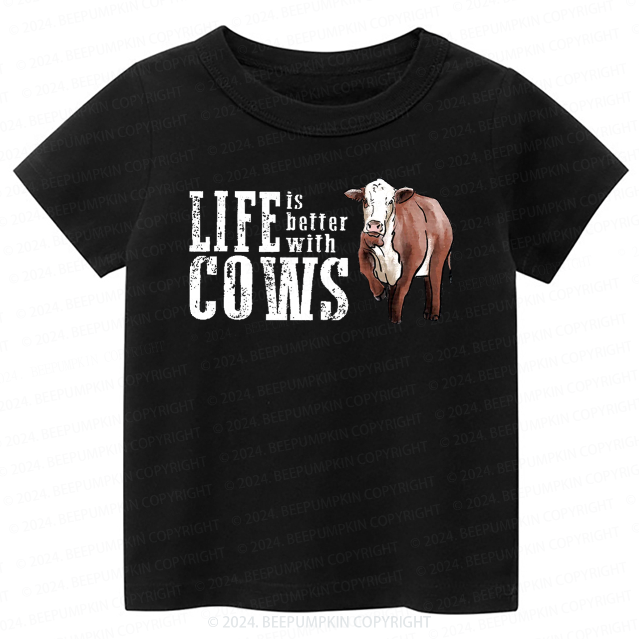 Life is Better with Cows Toddler&Kids Tees