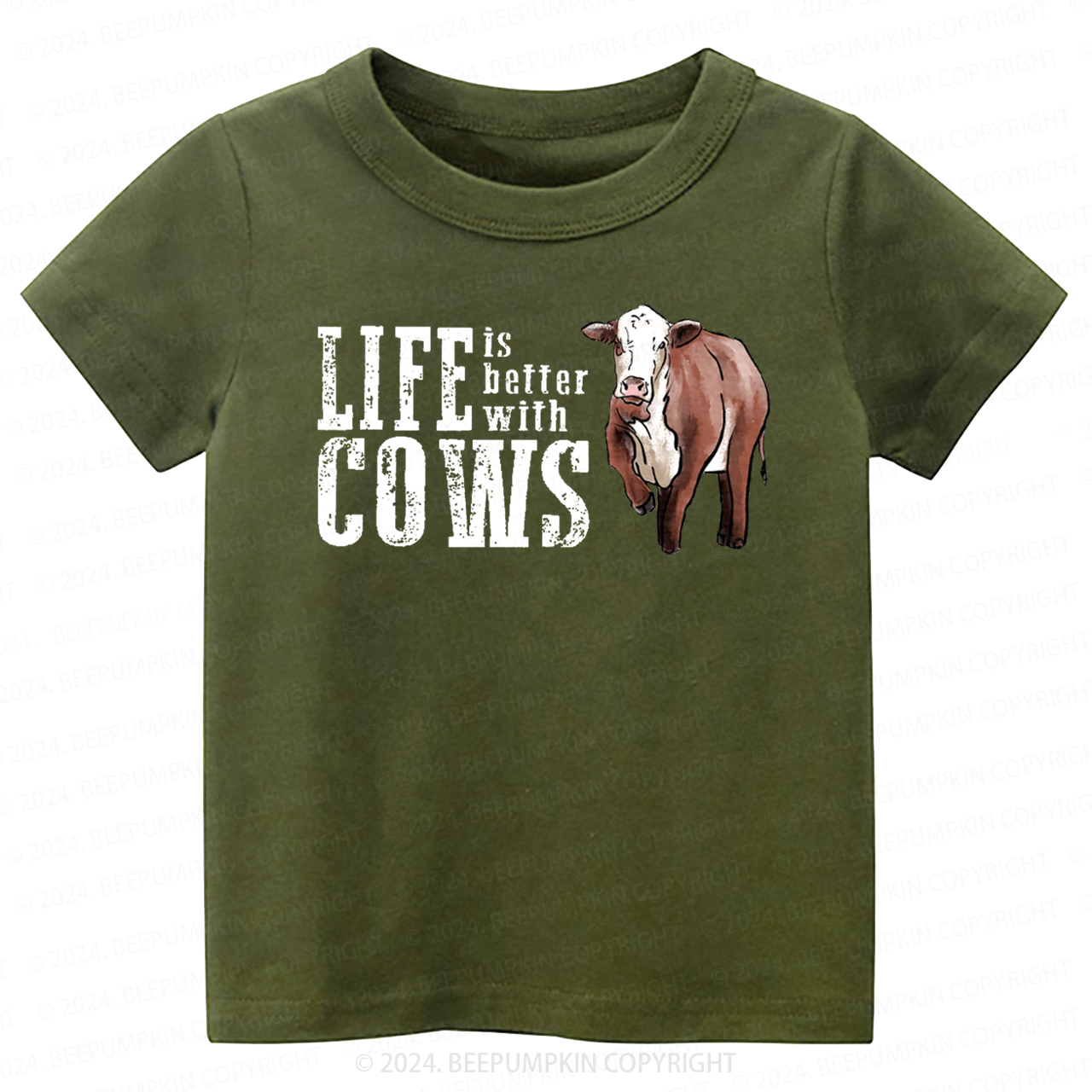 Life is Better with Cows Toddler&Kids Tees
