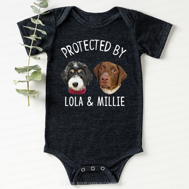 Personalized Digital Dogs And Cats Bodysuit For Baby 