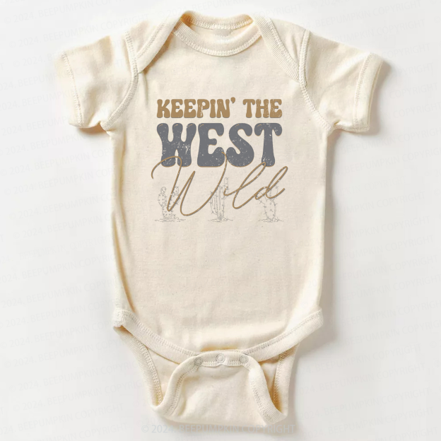 Keepin The West Wild Bodysuit For Baby 