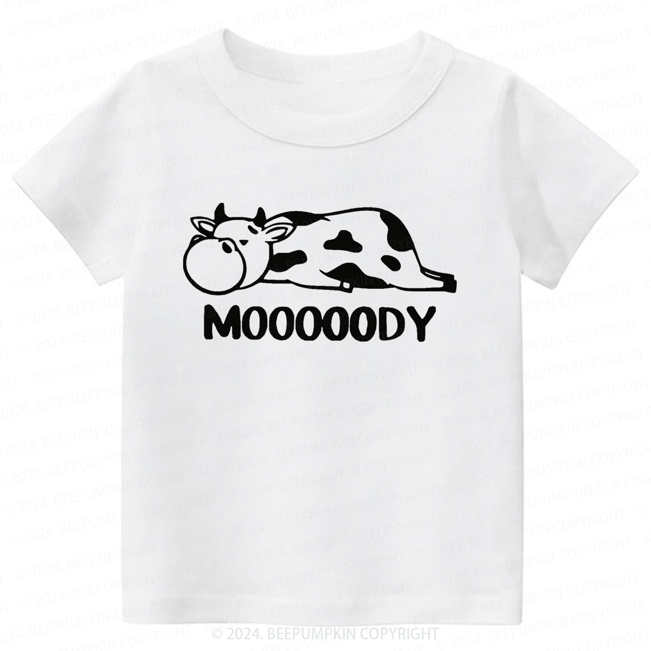 Mooooody Cow Toddler&Kids Tees  