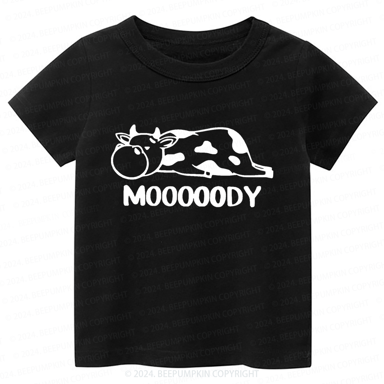 Mooooody Cow Toddler&Kids Tees  
