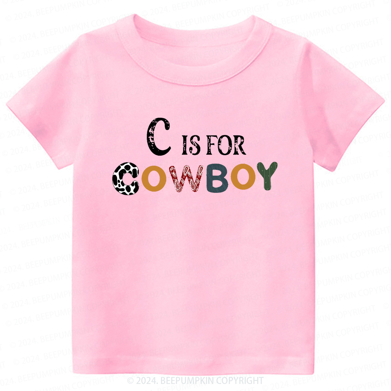 C Is For Cowboy Toddler&Kids Tees 