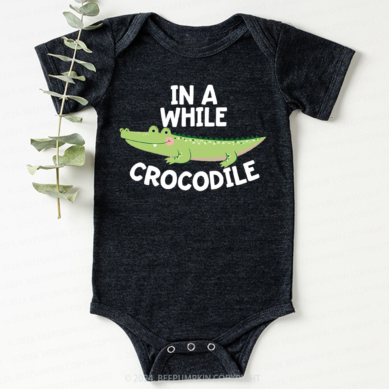 In A While Crocodile Bodysuit For Baby 7
