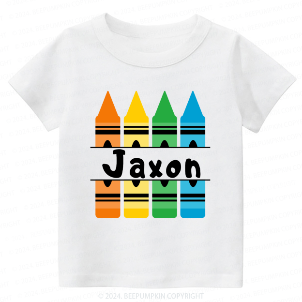 Personalized Kids Back to School Shirt 
